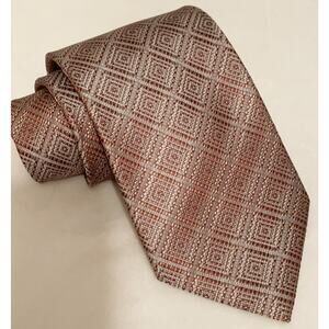 Lancetti Silk Tie - GEOMETRIC Squares pattern